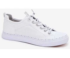 Moteriški sportbačiai su tekstiline viršute balti Big Star