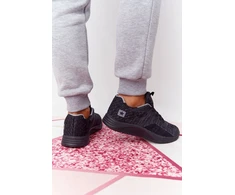 Moteriški sportiniai bateliai su COMFORT FOAM, juodi
