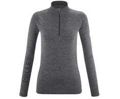 Moteriški termo marškinėliai MILLET Drynamic Warm Zip, grafito