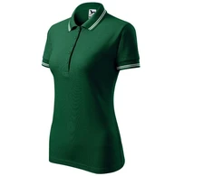Moteriški urban polo marškiniai (tamsiai žali)