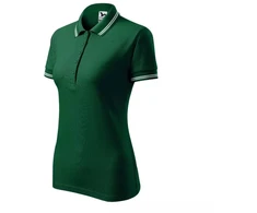 Moteriški urban polo marškiniai (tamsiai žali)
