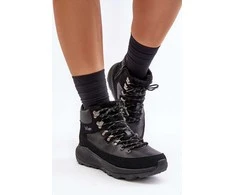 Moteriški užsegami užtrauktuku lengvi batai. Juodos spalvos. Lee Cooper