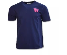 Moteriški Wood Wood Ace T-shirt tamsiai mėlynos - 10235702-2222-Navy
