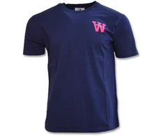 Moteriški Wood Wood Ace T-shirt tamsiai mėlynos - 10235702-2222-Navy
