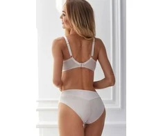 Moteriškos aukštu liemeniu kelnaitės Kinga Comfort P-861/2, smėlinės