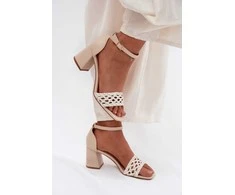 Moteriškos basutės su storu kulnu Step in style