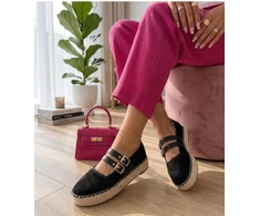 Moteriškos espadrilės su platforma