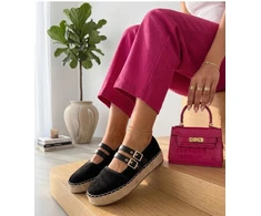 Moteriškos espadrilės su platforma