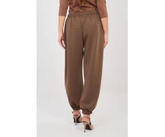 Moteriškos jogger stiliaus kelnės iš viskozės Italy Moda