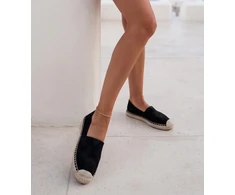 Moteriškos juodos espadrilės su platforma Maxwell