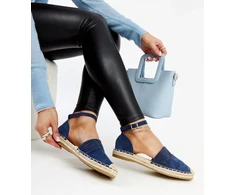 Moteriškos mėlynos espadrilės Sonja