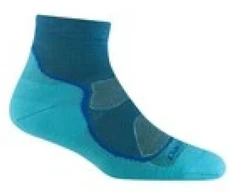 Moteriškos merino kojinės Darn Tough Light Hiker 1/4, mėlynos