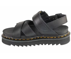 Moteriškos odinės basutės su platforma Dr. Martens Voss II, juodos
