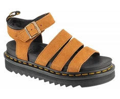 Moteriškos odinės basutės su platforma Dr. Martens Blaire, rudos