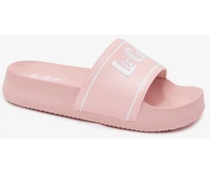 Moteriškos platforminės šlepetės Lee Cooper, rožinės