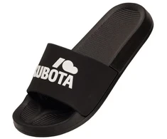 Moteriškos šlepetės baseinui su 2 cm padu Kubota Basic, juodos