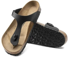 Moteriškos šlepetės Birkenstock Gizeh, juodos