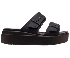 Moteriškos šlepetės Crocs Brooklyn Low, juodos