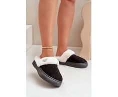 Moteriškos šlepetės su platforma ir širdelės detale Step in style