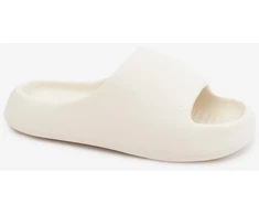 Moteriškos smėlio spalvos šlepetės Poppy Foam