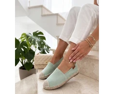 Moteriškos žalios espadrilės su platforma Maxwell