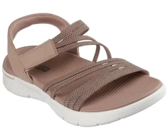 Moterų basutės Skechers GO WALK FLEX SANDAL EMMA 141473 TAN