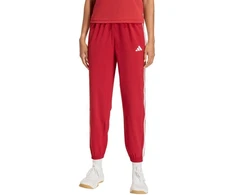 Moterų kelnės adidas Train Essentials 3-Stripes Woven, raudonos, KF8554