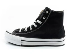 Moterų laisvalaikio bateliai Converse Chuck Taylor All Star, juodi