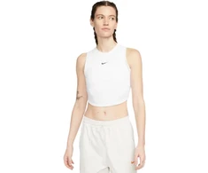 Moterų marškinėliai Nike Sportswear Chill Knit Baltas FB8279 100