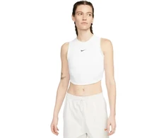 Moterų marškinėliai Nike Sportswear Chill Knit Baltas FB8279 100