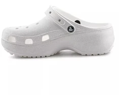 Moterų platforminiai klumpės Crocs Classic Platform Glitter Clog W 207241-0WV Chalk