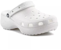 Moterų platforminiai klumpės Crocs Classic Platform Glitter Clog W 207241-0WV Chalk