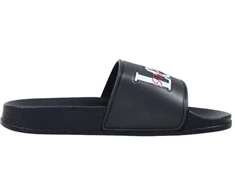 Moterų šlepetės per pirštą Levi's Pool S, juodos VPOL0251S-0003
