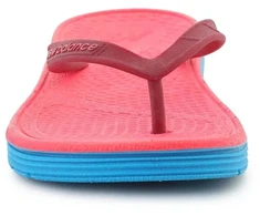 Moterų šlepetės per pirštą NEW BALANCE PRO THONG, mėlynos/bordo/rožinės spalvos, NBW6076BMP