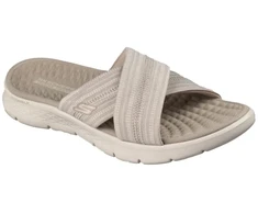 Moterų šlepetės Skechers GO WALK FLEX SANDAL IMPRESSED 141420 DKTP