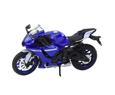 Lean Toys SPORTINIS MOTOCIKLAS METALINIS TAMSIAI MĖLYNAS R1 1:12