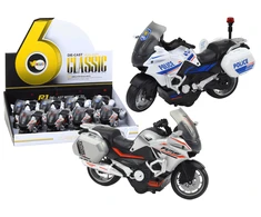Lean Toys Policijos ir Sportinis Frikcinis Motociklas, 1:10