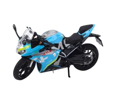 Lean Toys Sportinis metalinis motociklo modelis 1:12 su šviesomis ir garsais