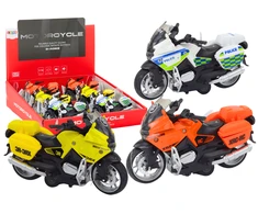 Lean Toys Sportinis motociklas su trinties pavara, 3 dizainai