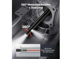 Motorizuotas endoskopas VEVOR SC8, 360° besisukantis objektyvas