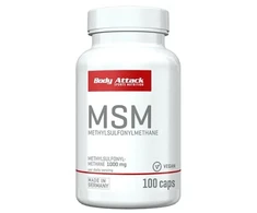 MSM kapsulės Body Attack 100 kapsulių