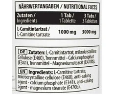 MST L-Carnitinas 1000 (90 Tab.)