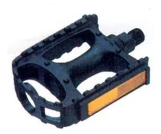 MTB PVC pedalai juodi