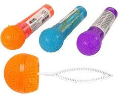 Muilo burbulai mikrofono formos, 40 ml, 3 spalvos