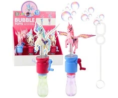 Lean Toys Muilo burbulų žaislas su vienaragiu 23 cm