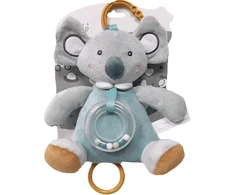 Muzikinis žaislas AXIOM Koala, 18 cm, pilkas