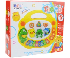 Lean Toys Interaktyvus edukacinis žaidimas fortepijono muzika vaikams