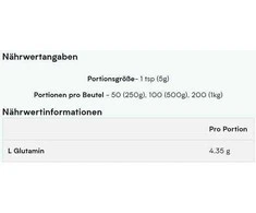 MyProtein Glutamin 1000g