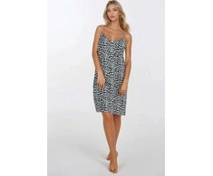 Naktinukai su leopardiniu raštu iš plonos medžiagos Smoky Desire
