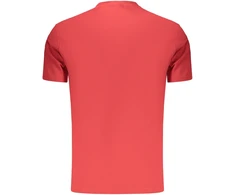 NAPAPIJRI VYRIŠKAS T-SHIRT SU TRUMPOMIS RANKOVĖMIS, RAUDONAS